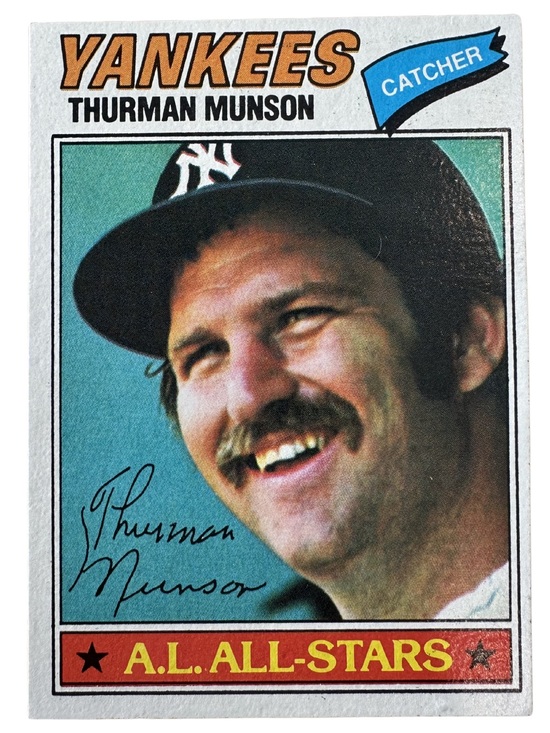 Other - 1977 Topps Thurman Munson #570 A.L. All-Star NY Yankees Vintage Baseball Card